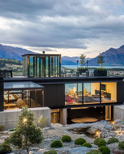Cascata House from the back
