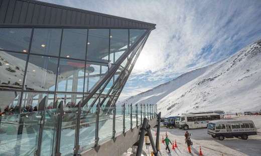 Remarkables Base - Glass Curtain Wall